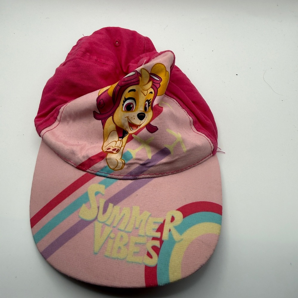 Nickelodeon Paw Patrol Skye Pink Summer Vibes Baseball Cap Hat Toddler Kids